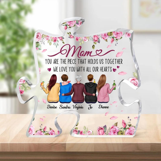 Mother & Daughters - Personalized Plaque - Gift for Family