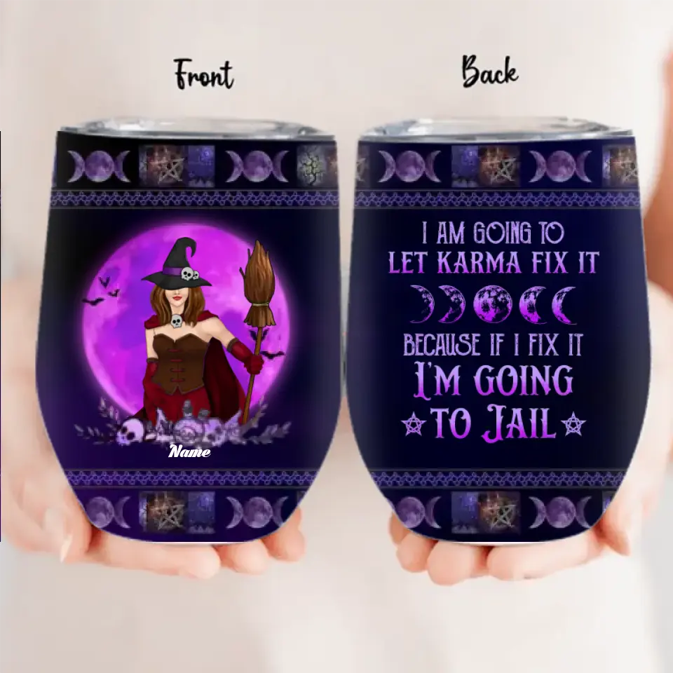Tumbler - Gift Idea For Halloween/Witch Lovers - I'm The Crazy Witch