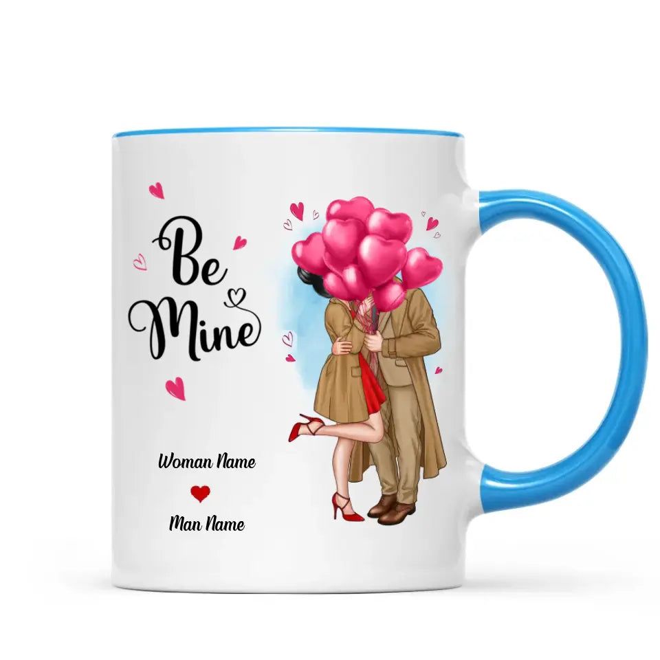 Elegant Couple Be Mine Personalized Mug