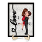 Couple Love Be Mine Valentine's Day Gift For Him For Her Personalized 2-layer Wooden Plaque