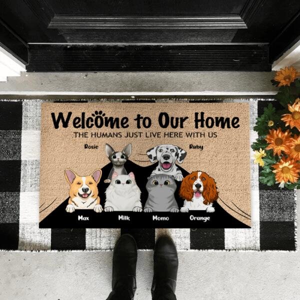 Welcome to Pet's Home - Funny Personalized Dog&Cat Decorative Mat