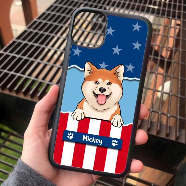 Personalized Dog Printed Custom Name Phone Case