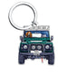 Personalized Dog Driving A Car Funny Acrylic Keychain