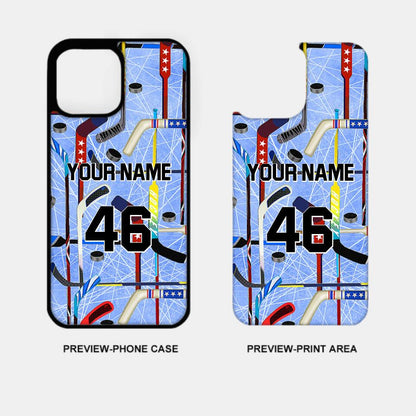 Personalized Ice Hockey Custom Name&Number Phone Case