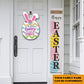 Happy Easter - Personalized Funny Egg Wooden Door Sign