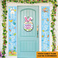 Happy Easter - Personalized Funny Egg Wooden Door Sign