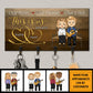 This Is Us.Our Life,Our Story,Our Home - Personalized Couple Family Wooden Key Hanger