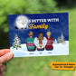 Life Is Better With Family - Personalize Christmas Postcard