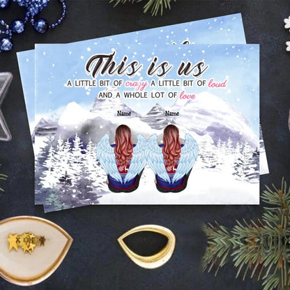 This Is Us- Personalized Family Christmas Postcard