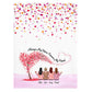 The Love Between Sisters Is Forever - Personalized Blanket