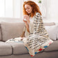 Wrap Yourself Up In This Blanket - Personalized  Old Couple Blanket - Birthday Anniversary Gift For Wife, Husband, Women, Men