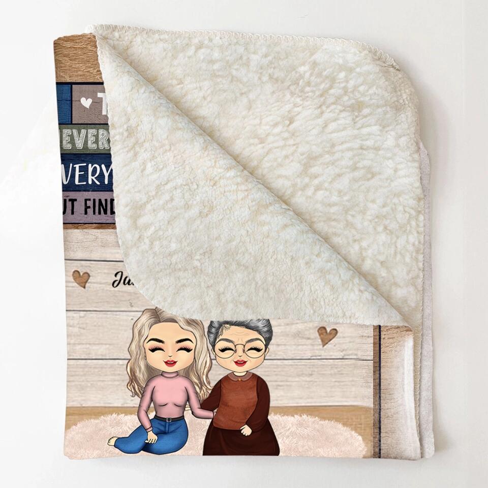 I Love You To The Moon And Back - Personalized Blanket - Loving Gift For Your Daughters