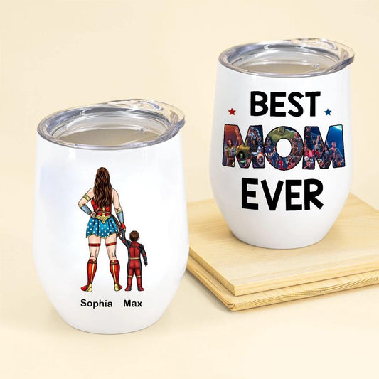 Best Family Ever - Personalized Mug and Wine Tumbler- Mother's Day Gift For Mom ,Gift For Family