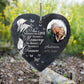 Custom Photo Personalized Memorial Garden Slate & Hook - Sympathy Gift