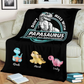 Don't Mess With Papasaurus/Dadasaurus, You'll Get Jurasskicked - Personalized Blanket - Best Gift For Father, Grandpa