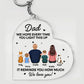 Dad, We Love You - Father‘s Day Gift Personalized Acrylic Keychain - Best Gift for Dad