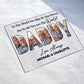 (Photo Inserted) To Us You Are The World Daddy - Personalized Acrylic Plaque