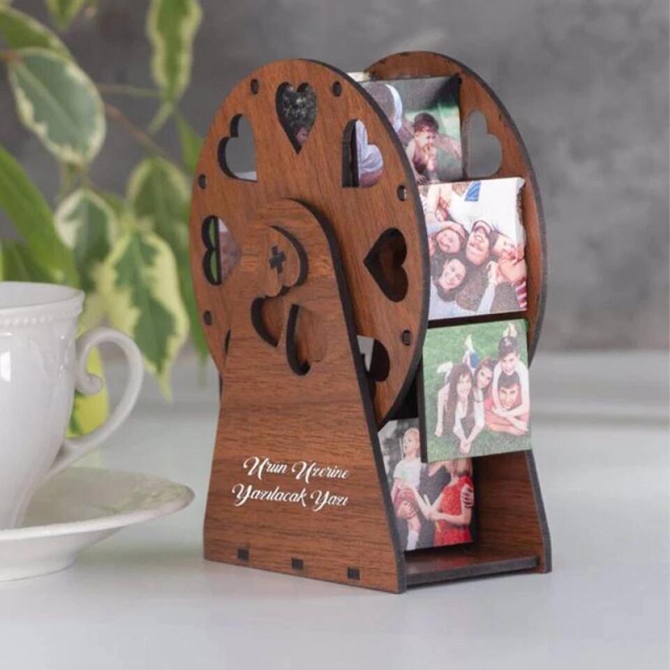 Personalized Mini Ferris Wheel with 8 Photos