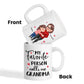 My Favorite People Call Me Grandma Cartoon Grandma Grandkids Hugging Personalized Mug