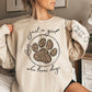 A Girl Who Loves Pets - Dog & Cat Personalized Custom Unisex Sweatshirt With Design On Sleeve - Gift For Pet Owners, Pet Lovers