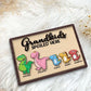 Grandkids Spoiled Here Grandparent Home Decor Personalized 2-Layer Wooden Plaque Plaque