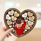 Couple Kissing On Shoulder In Heart Reasons Why I Love You, Valentine's Day Gift For Him, For Her
