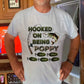 Hooked On Being Grandpa Papa Fishing Camouflage Personalized Shirt, Father's Day Gift For Grandpa, Dad, Husband