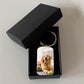 How You Treat Me I Will Never Forget - Pet Dog Memorial Keychain