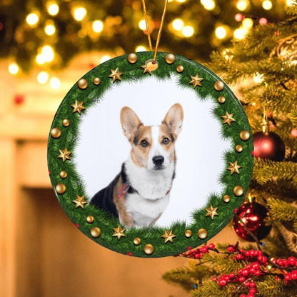 Personalized Pet Christmas Round Ornament - Custom Photo Gift