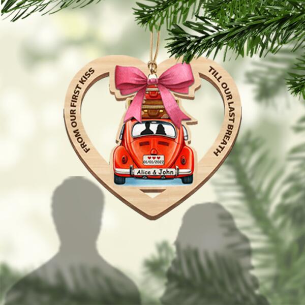 Personalized Memorial Ornament - Valentine's Day Couple Gift