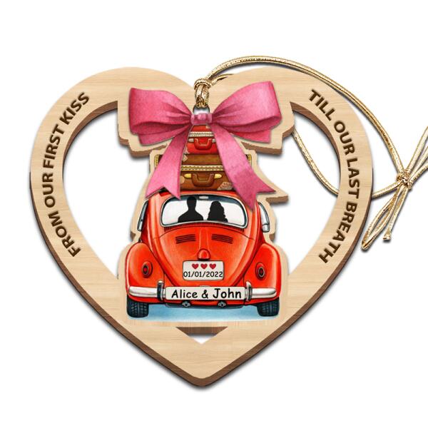 Personalized Memorial Ornament - Valentine's Day Couple Gift