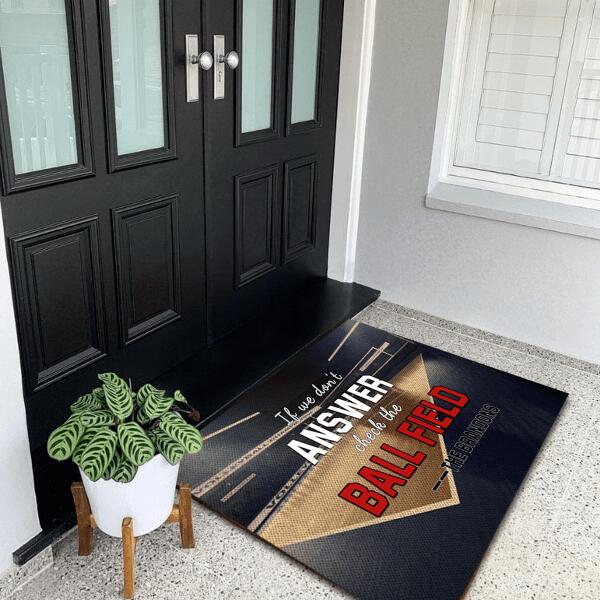 Personalized Volleyball Custom Family Name Door Mat
