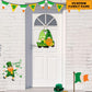 St. Patrick's Day - Personalized Funny Gnomes Door Sign