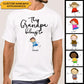 “ This Grandpa Belongs to ”- Personalized Shirt Custom Name&Kids Appearances