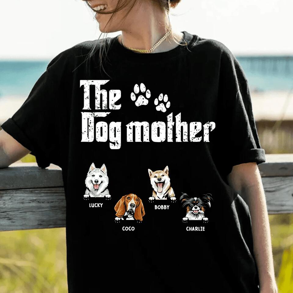 The Dog Father/Mother - Gift for Dog Dad, Dog Mom - Personalized Unisex T-Shirt