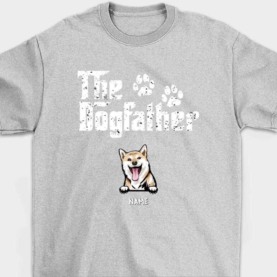 The Dog Father/Mother - Gift for Dog Dad, Dog Mom - Personalized Unisex T-Shirt
