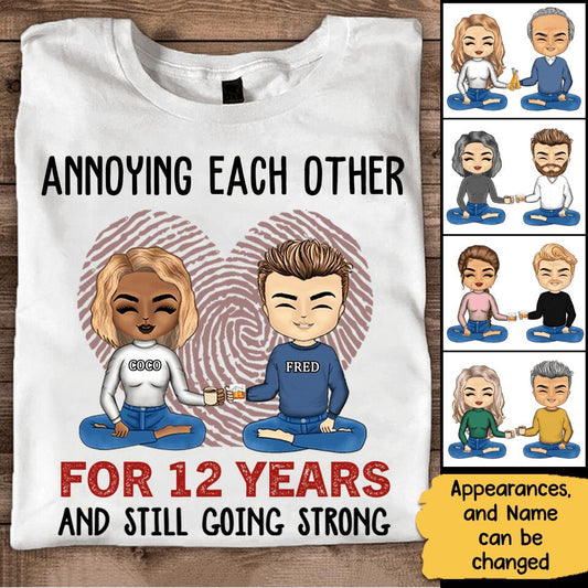Annoying Each Other For Many Years Still Going Strong - Gift For Couples Personalized Unisex T-shirt