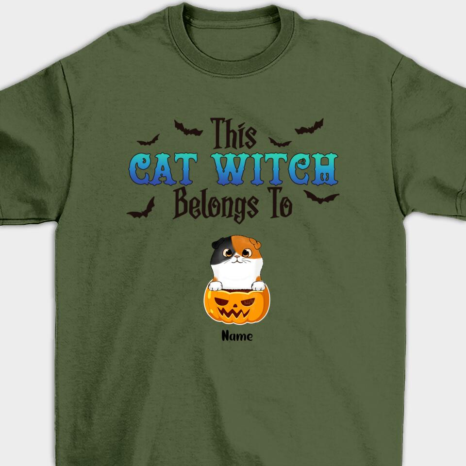 This Cat Witch Belongs To(Cat)-Personalized Halloween Shirt