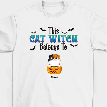 This Cat Witch Belongs To(Cat)-Personalized Halloween Shirt
