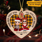 From Our First Kiss, Till Our Last Breath - Personalized Couple Christmas Ornament