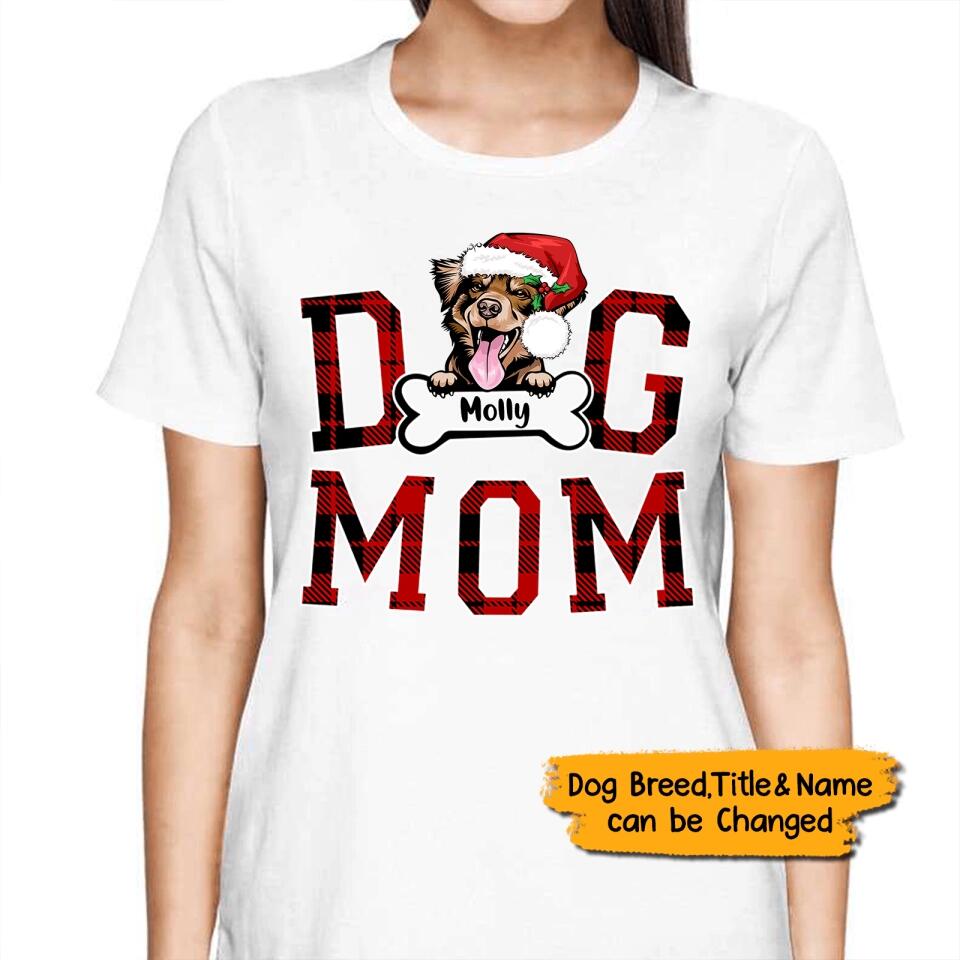 Personalized Dog Mom/Dad Christmas Gifts Custom Shirt