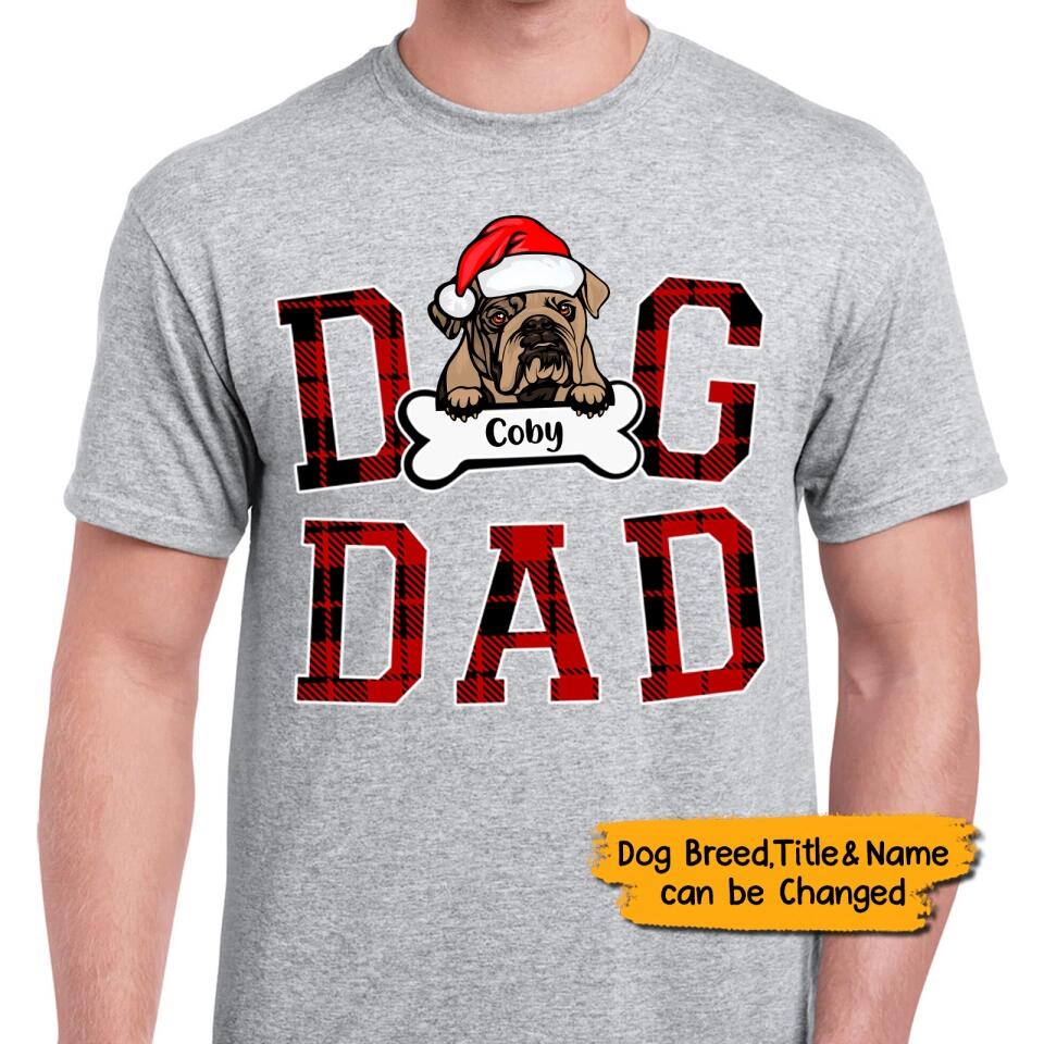 Personalized Dog Mom/Dad Christmas Gifts Custom Shirt