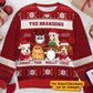 Personalized Custom Unisex Christmas Sweatshirt, Gift For Dog/Cat Lovers