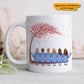 Sisters forever, never apart. Maybe in distance but never at heart - Personalized Mug-Up to 6 Sisters/Friends