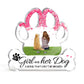 Transparent Plaque - Dog Lover Gifts - A girl and her dog a bond that can't be broken