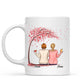 Sisters forever, never apart. Maybe in distance but never at heart - Personalized Mug-Up to 6 Sisters/Friends