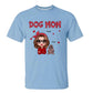 Personalized Dog Mom Polka Dot Pattern Doll Shirt, Gift For Dog Lovers