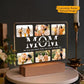 Mom,We Love You More Than The Stars In The Sky - Upload Image, Gift For Mom, Personalized Acrylic Light