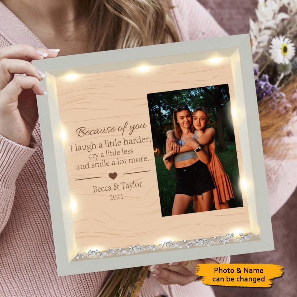 Best Friend Gift, Personalized Picture Frame,Birthday Gift for Her