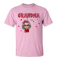 Personalized Grandma And Grandkids Polka Dot Pattern Doll Shirt, Gift For Grandma